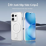LEREACH TOC Series for Oppo Reno16 5G (Global)  /  Reno16 Pro 5G (Global) Magnetic Case Flowing Grid PC Phone Cover
