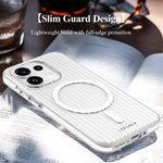 LEREACH TOC Series for Oppo Reno16 5G (Global)  /  Reno16 Pro 5G (Global) Magnetic Case Flowing Grid PC Phone Cover