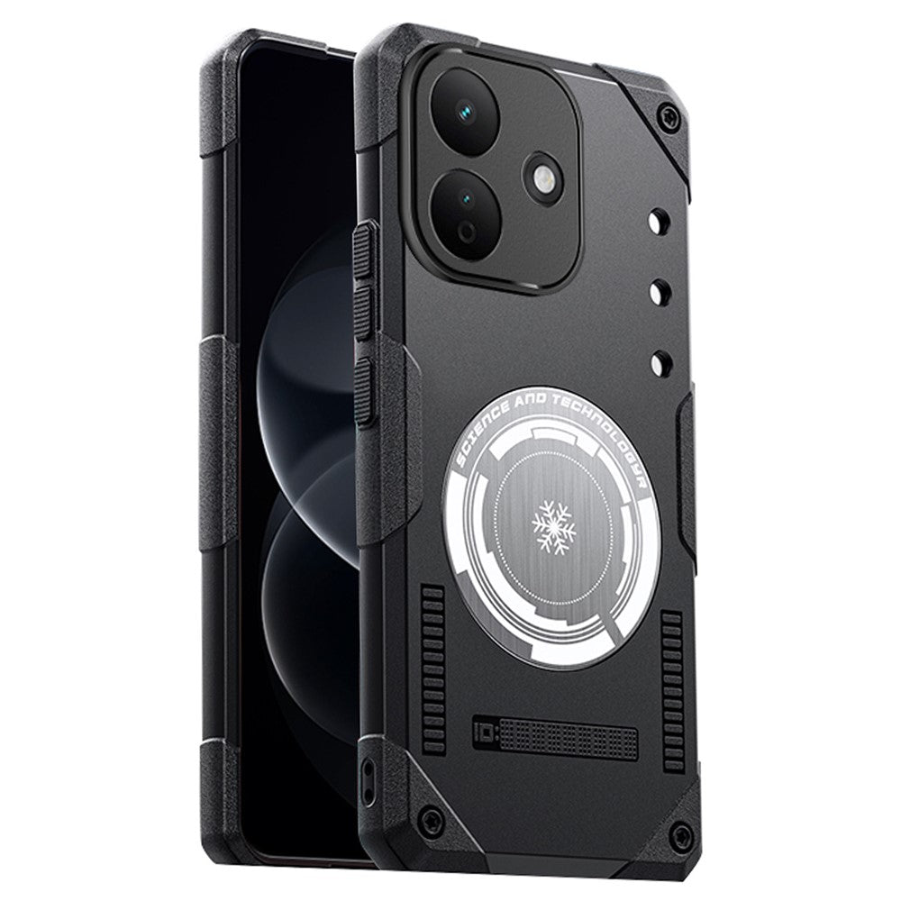 For Xiaomi Redmi Note 17 Pro 5G Case Graphene Cooling TPU + PC Armor Shockproof Phone Cover