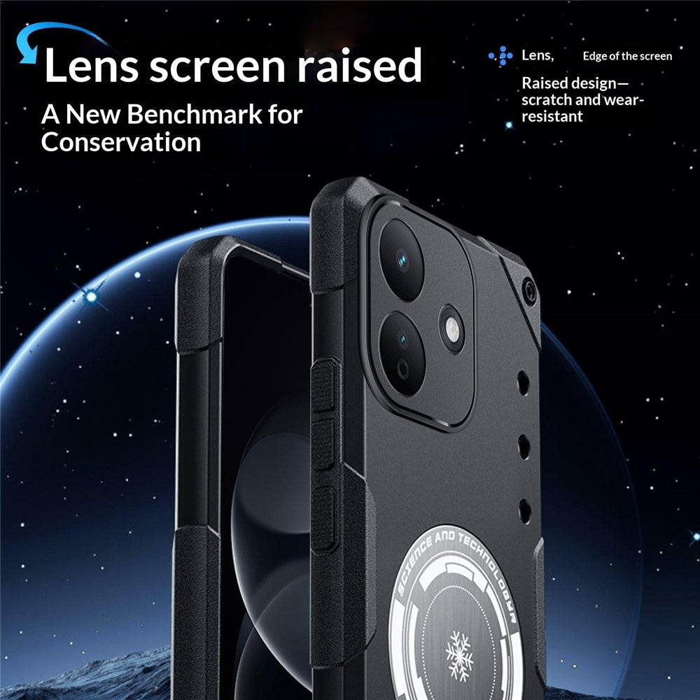 For Xiaomi Redmi Note 17 Pro 5G Case Graphene Cooling TPU + PC Armor Shockproof Phone Cover
