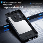 For Xiaomi Redmi Note 17 Pro 5G Case Graphene Cooling TPU + PC Armor Shockproof Phone Cover