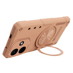 For Xiaomi Redmi Note 17 Pro 5G Magnetic Case 360° Rotating Ring Kickstand TPU Phone Cover