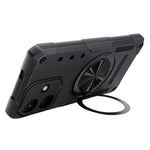 For Xiaomi Redmi Note 17 Pro 5G Magnetic Case 360° Rotating Ring Kickstand TPU Phone Cover