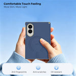 For Samsung Galaxy Z Fold8 Magnetic Case Leather + PC Electroplated Hinge Protection Phone Cover