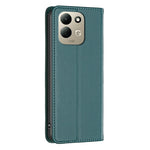 BINFEN COLOR för Xiaomi Redmi 17 5G / Xiaomi Redmi 17 4G Läderfodral BF18 mobilstativ med Kortplatser