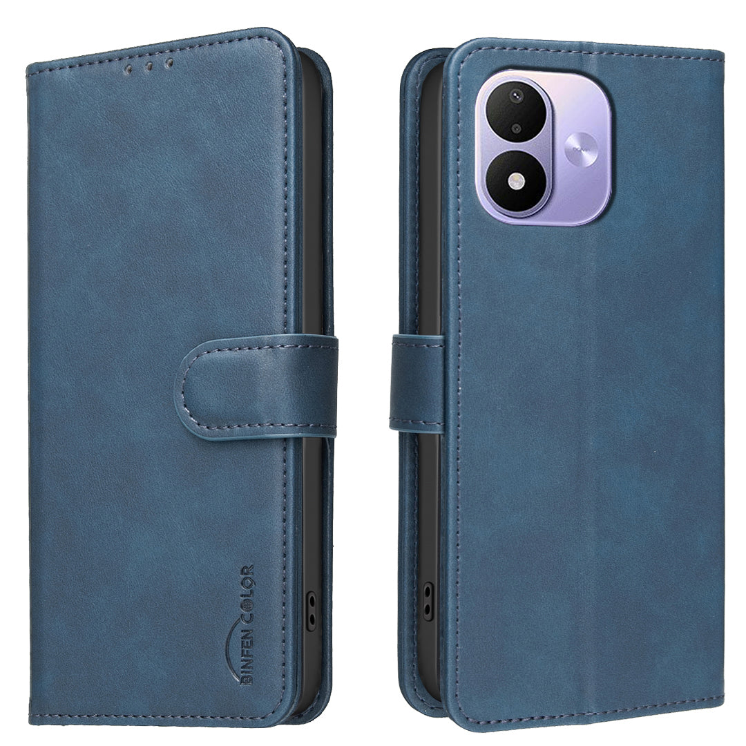BINFEN COLOR for Xiaomi Redmi Note 17 4G (Global) / Note 17 5G (Global) / Note 17 (India / China) 5G BF37 Case RFID Blocking Wallet Stand Leather Phone Cover