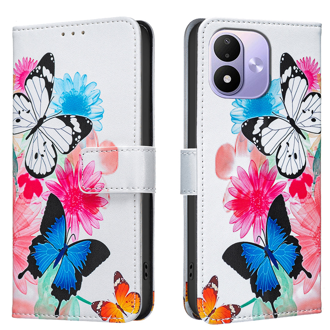 For Xiaomi Redmi Note 17 4G (Global) / Note 17 5G (Global) / Note 17 (India / China) 5G Case Wallet Stand Pattern Printing Phone Leather Cover