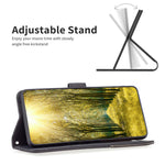 BINFEN COLOR for Xiaomi Redmi Note 17 4G (Global) / Note 17 5G (Global) / Note 17 (India / China) 5G Phone Case Wallet Stand Geometry Imprinted Leather Cover