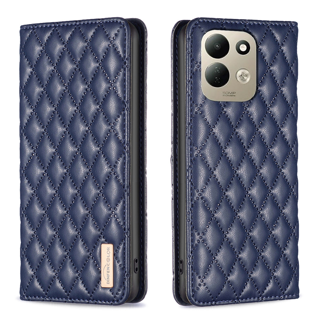 BINFEN COLOR mobilcover med kortholder i PU-læder og stativ til Xiaomi Redmi 17 5G / Xiaomi Redmi 17 4G