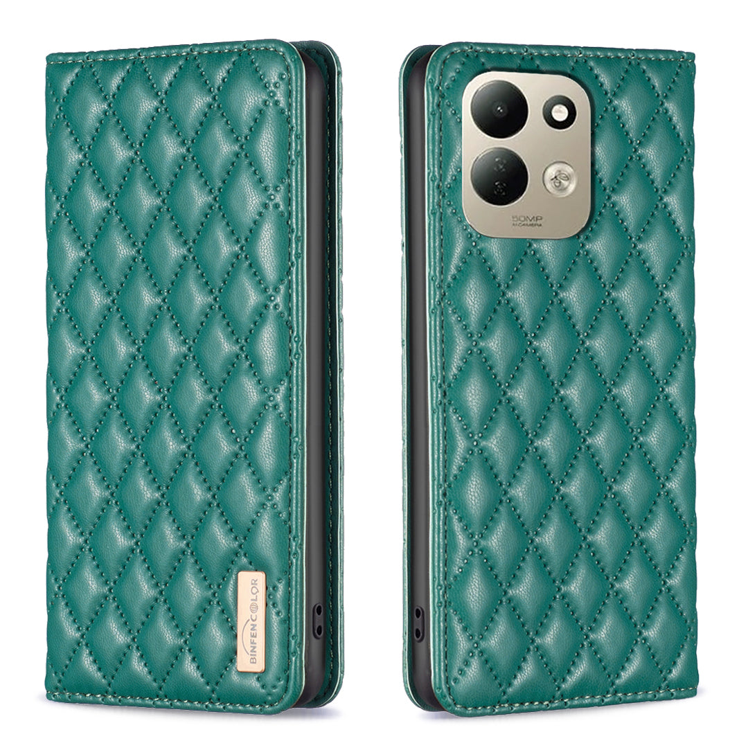 BINFEN COLOR mobilcover med kortholder i PU-læder og stativ til Xiaomi Redmi 17 5G / Xiaomi Redmi 17 4G
