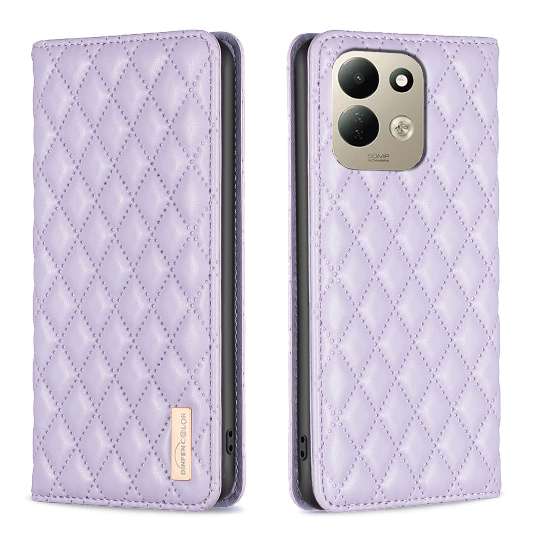 BINFEN COLOR mobilcover med kortholder i PU-læder og stativ til Xiaomi Redmi 17 5G / Xiaomi Redmi 17 4G