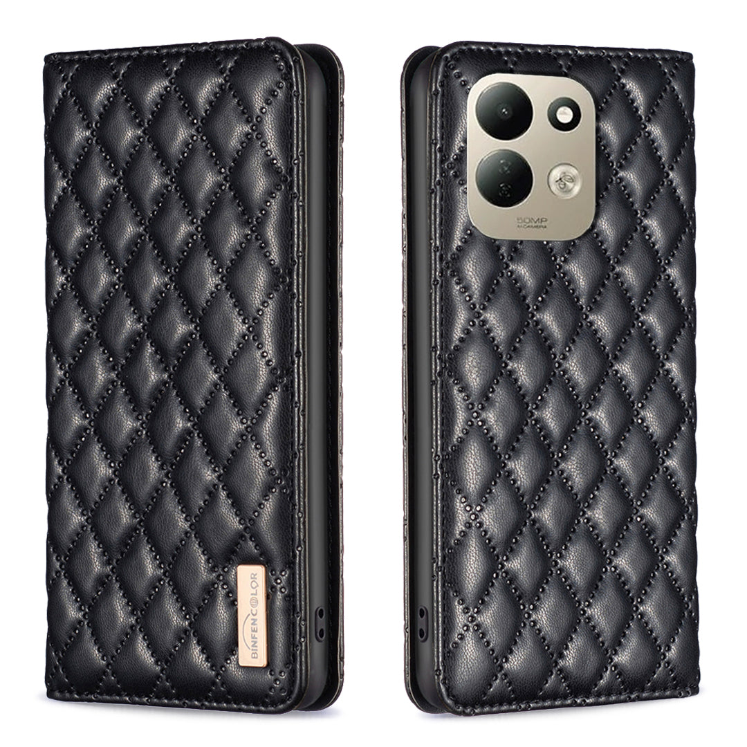 BINFEN COLOR mobilcover med kortholder i PU-læder og stativ til Xiaomi Redmi 17 5G / Xiaomi Redmi 17 4G