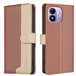 BINFEN COLOR for Xiaomi Redmi Note 17 4G (Global) / Note 17 5G (Global) / Note 17 (India / China) 5G Leather Case Splicing Color RFID Blocking Wallet Stand Phone Cover