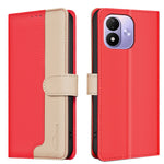BINFEN COLOR for Xiaomi Redmi Note 17 4G (Global) / Note 17 5G (Global) / Note 17 (India / China) 5G Leather Case Splicing Color RFID Blocking Wallet Stand Phone Cover