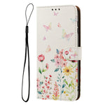 For Samsung Galaxy S25 / S24 Case Pattern Printed Wallet Flip Stand PU Leather Phone Cover with Wrist Strap