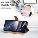 For Samsung Galaxy S26+ Case Pattern Printed Wallet Flip Stand PU Leather Phone Cover with Wrist Strap