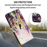 For Samsung Galaxy S26+ Case Pattern Printed Wallet Flip Stand PU Leather Phone Cover with Wrist Strap