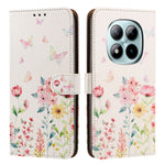 For Xiaomi Redmi Note 15 Pro+ 5G (Global) / Poco M8 Pro 5G Case Pattern Printed Wallet Flip Stand PU Leather Phone Cover with Wrist Strap