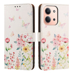 For Xiaomi Redmi 15C 4G (EU) (173mm) / 15C 5G (EU) (173mm)  Case Pattern Printed Wallet Flip Stand PU Leather Phone Cover with Wrist Strap