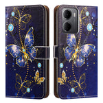 For Xiaomi Redmi 15a 5G Case Pattern Printed Wallet Flip Stand PU Leather Phone Cover with Wrist Strap