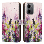 For Xiaomi Redmi 15a 5G Case Pattern Printed Wallet Flip Stand PU Leather Phone Cover with Wrist Strap