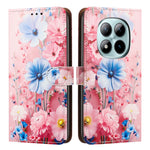 For Xiaomi Redmi Note 15 Pro 4G (Global) Case Pattern Printed Wallet Flip Stand PU Leather Phone Cover with Wrist Strap