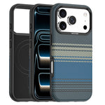 Til iPhone 18 Pro magnetisk cover, gradient regnbue læderbelagt TPU + PC hybrid stødsikkert cover