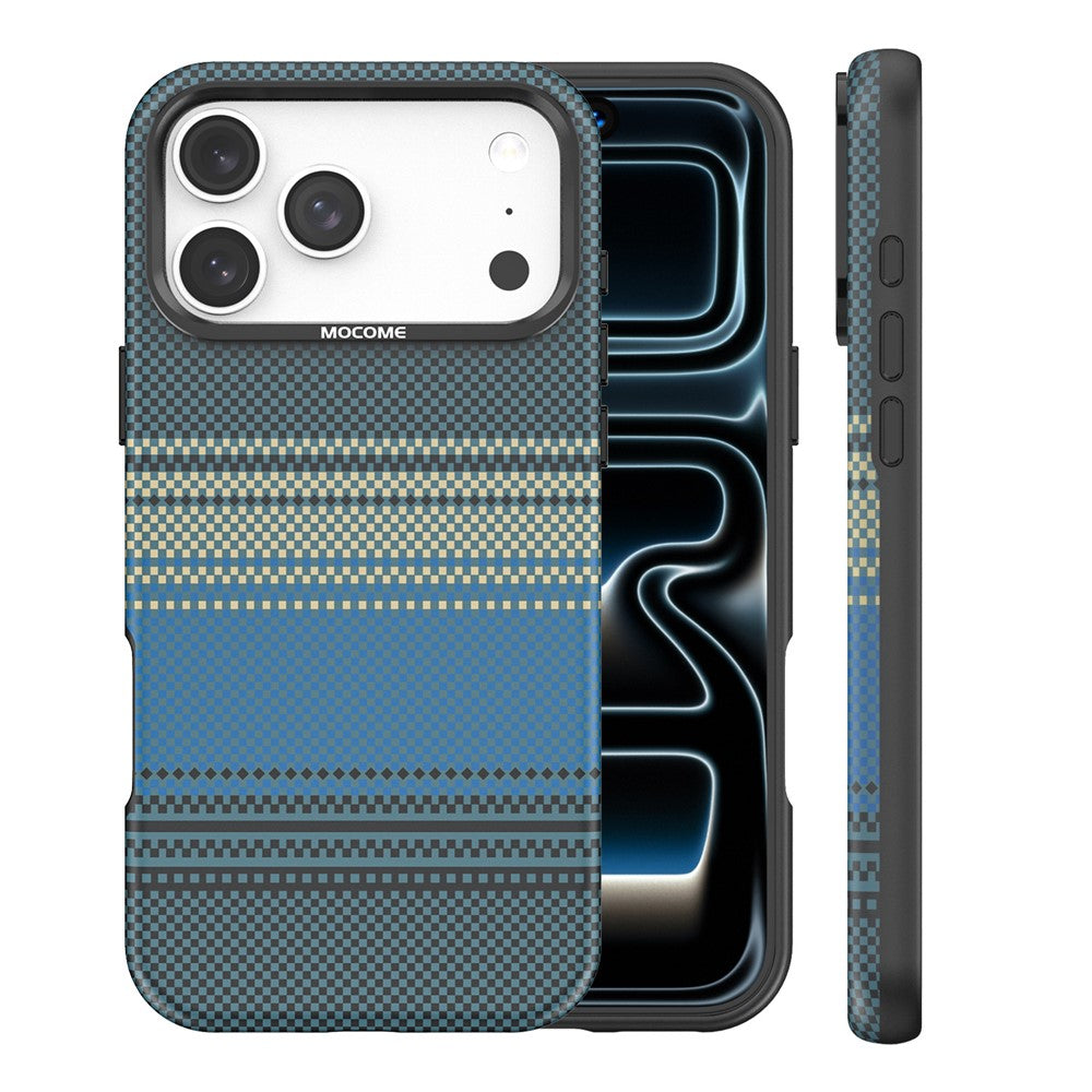 For iPhone 18 Pro Max Magnetic Case Gradient Rainbow Leather Coated TPU + PC Hybrid Shockproof Cover