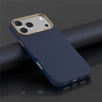 For iPhone 18 Pro Max Case Compatible with MagSafe Carbon Fiber Texture Shockproof Leather TPU PC Protective Cover