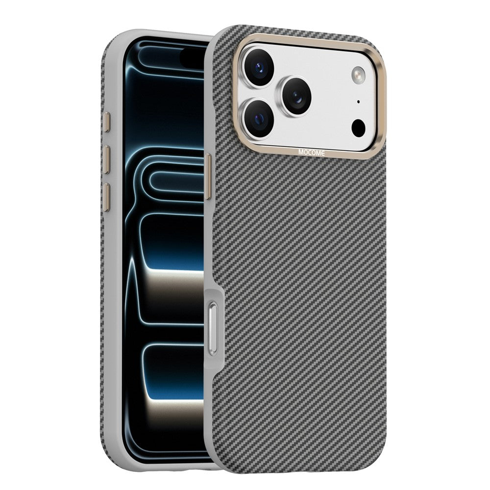 Skal till iPhone 18 Pro Max, kompatibelt med MagSafe, stötsäkert läder, TPU PC-skydd