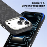 For iPhone 18 Pro Max Magnetic Case Aramid Fiber Texture Leather + PC + TPU Shockproof Phone Cover