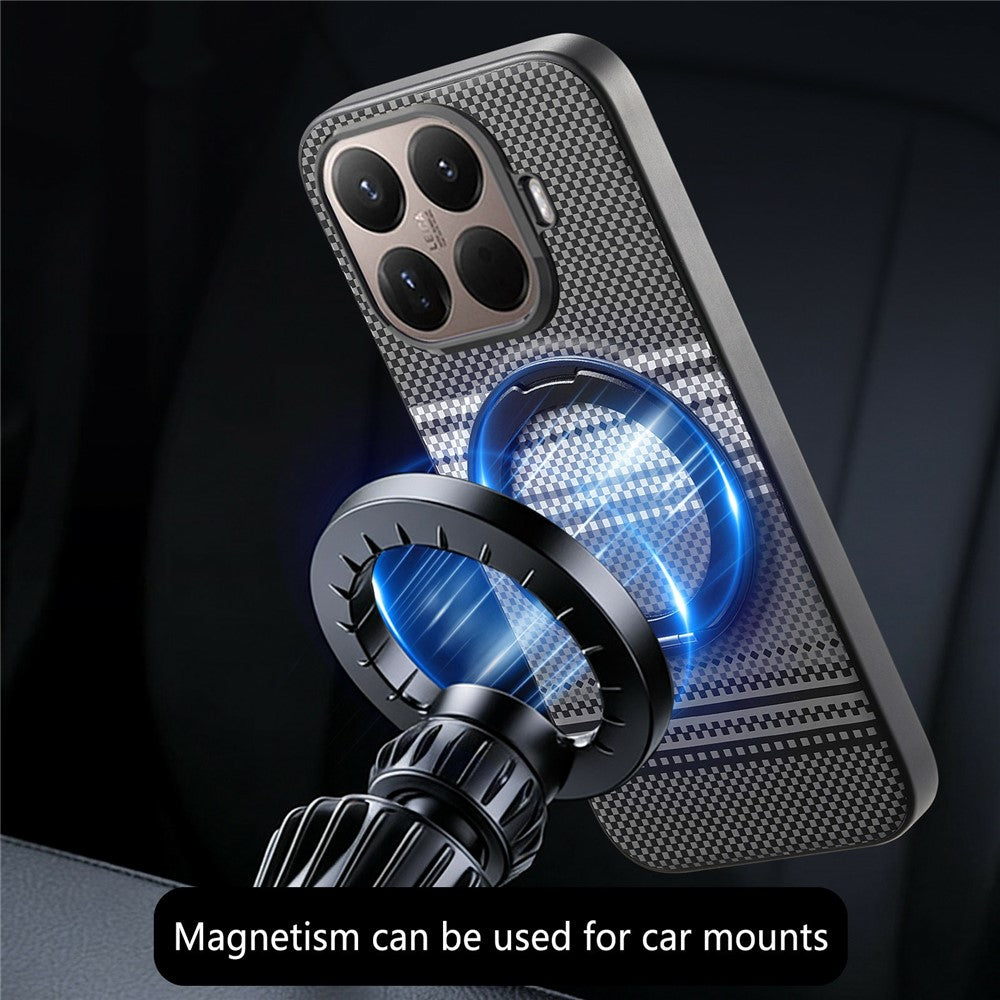 Xiaomi 17T-etui med magnetisk støttefod, læder + TPU-mobilcover med skærmbeskytter af hærdet glas