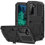 R-JUST För Samsung Galaxy S23+ Vattentätt Fallsäkert Skal Stödjande Bakstycke med Härdat Glas