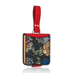 For Samsung Galaxy Z Flip8 Kickstand Case Flower Pattern Leather + PC Phone Cover with Back Film