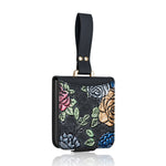 For Samsung Galaxy Z Flip8 Kickstand Case Flower Pattern Leather + PC Phone Cover with Back Film