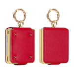 For Samsung Galaxy Z Flip8 Case PU + PC Protective Phone Cover with Finger Holder