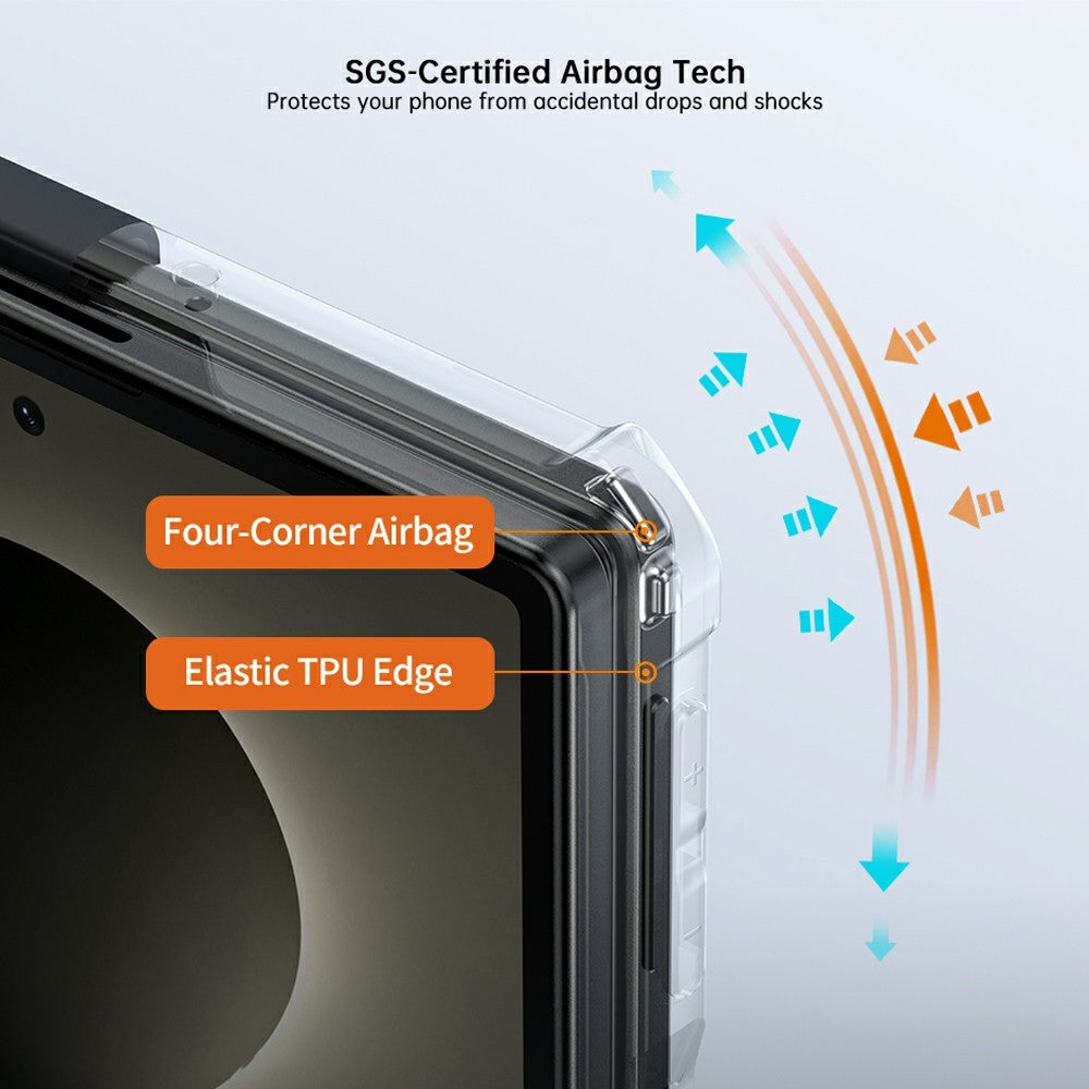 XUNDD For Samsung Galaxy Z Fold8 Magnetic Case TPU + PC Folding Hinge Shockproof Phone Cover