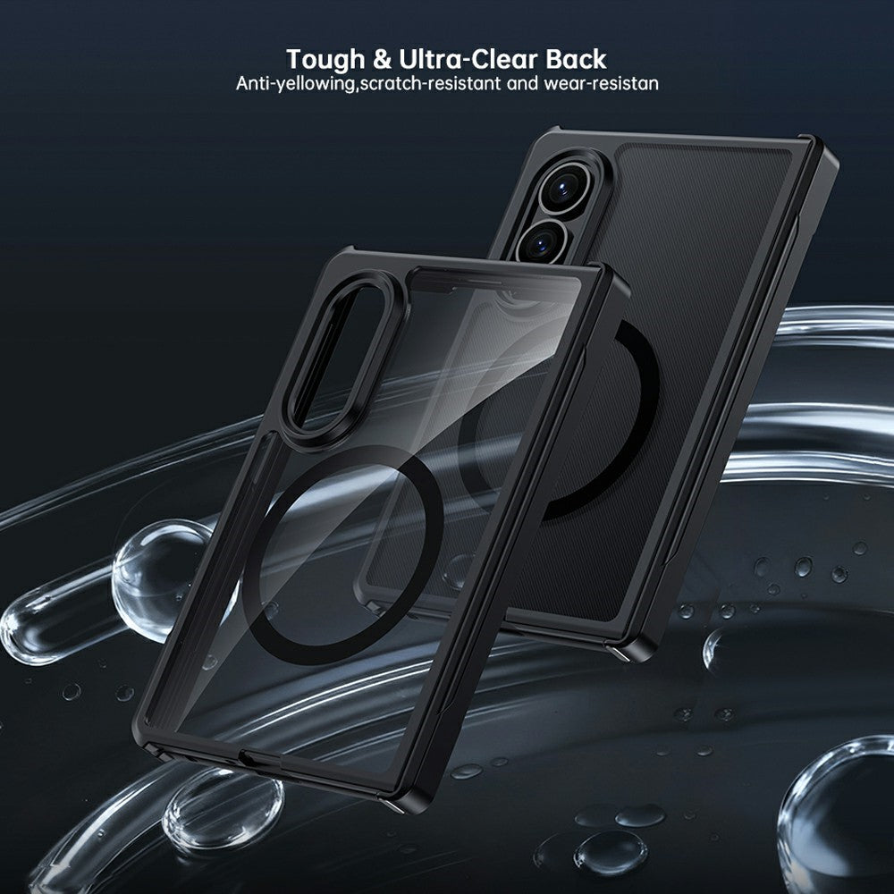 XUNDD For Samsung Galaxy Z Fold8 Magnetic Case TPU + PC Folding Hinge Shockproof Phone Cover