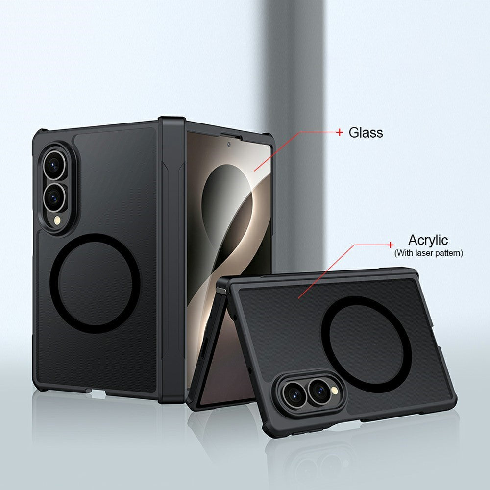 XUNDD For Samsung Galaxy Z Fold8 Magnetic Case TPU + PC Folding Hinge Shockproof Phone Cover