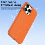 For iPhone 15 Pro Max Magnetic Case Tech Fabric Coated TPU + PC Anti-Drop Phone Cover