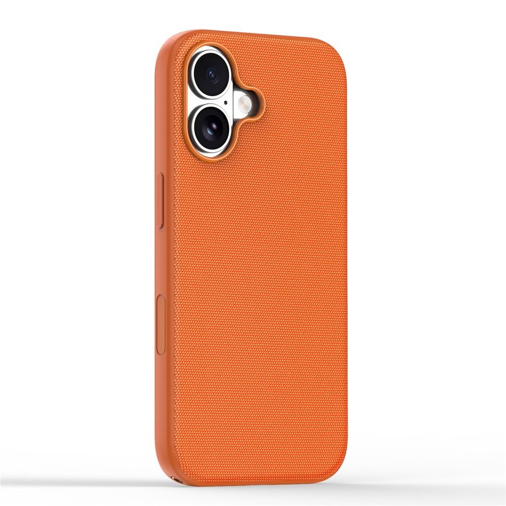 Til iPhone 16 Magnetisk Cover Tech-stofbelagt TPU + PC Anti-drop Telefoncover