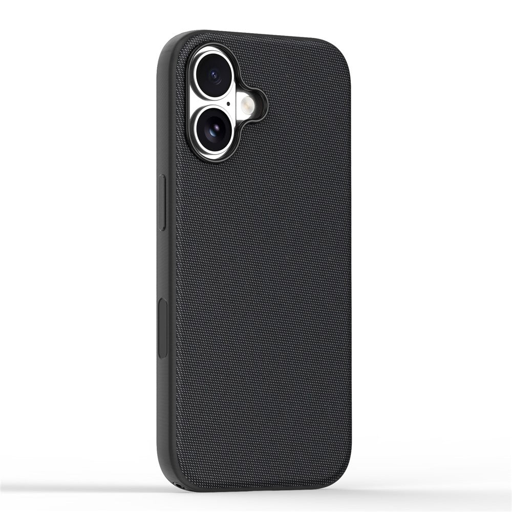 Til iPhone 16 Magnetisk Cover Tech-stofbelagt TPU + PC Anti-drop Telefoncover