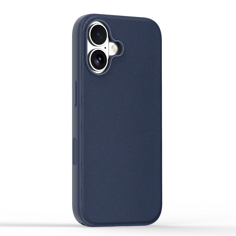 Til iPhone 16 Magnetisk Cover Tech-stofbelagt TPU + PC Anti-drop Telefoncover