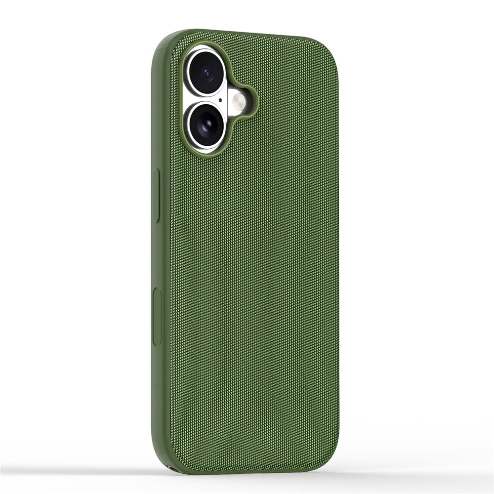Til iPhone 16 Magnetisk Cover Tech-stofbelagt TPU + PC Anti-drop Telefoncover