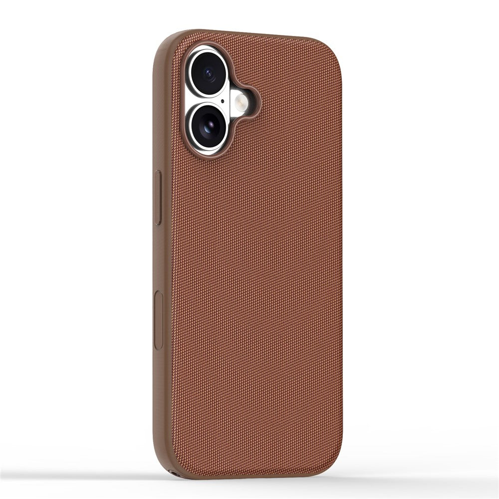 Til iPhone 16 Magnetisk Cover Tech-stofbelagt TPU + PC Anti-drop Telefoncover