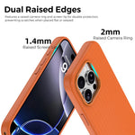 For iPhone 16 Pro Magnetic Case Tech Fabric Coated TPU + PC Anti-Drop Phone Cover