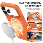 For iPhone 18 Pro Magnetic Case Tech Fabric Coated TPU + PC Anti-Drop Phone Cover