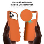 For iPhone 18 Pro Magnetic Case Tech Fabric Coated TPU + PC Anti-Drop Phone Cover
