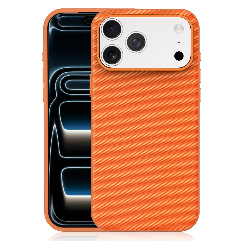 Til iPhone 18 Pro Max Magnetisk Cover Tech Fabric Belagt TPU + PC Anti-Fald Telefoncover