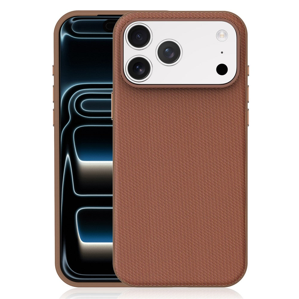 Til iPhone 18 Pro Max Magnetisk Cover Tech Fabric Belagt TPU + PC Anti-Fald Telefoncover